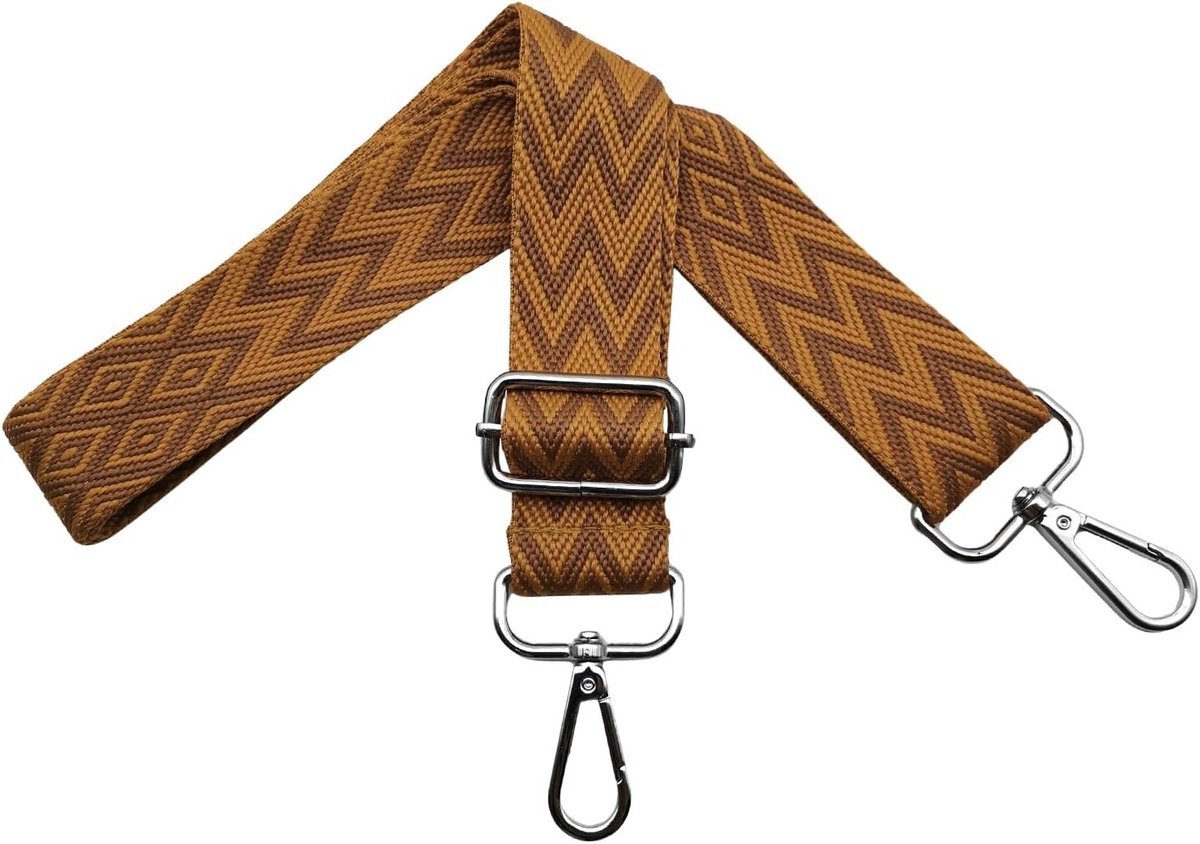 Verstelbare Schouderband voor Tassen, Brede 3.8 cm Tasriem met Karabijnhaak, Ideaal voor Dames en DIY Projecten