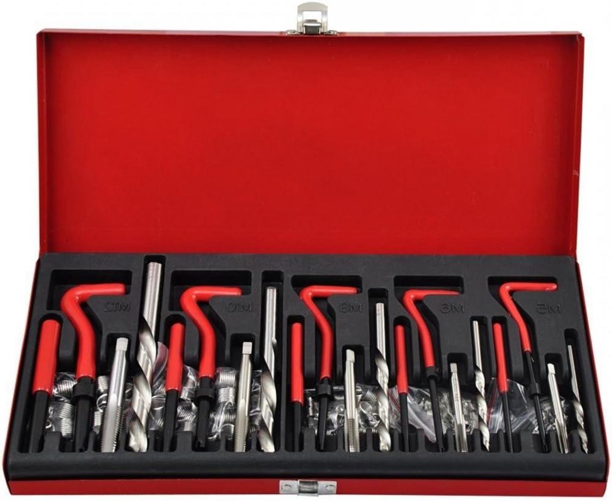 Reparatieset Schroefdraad - Gereedschap Set - Draad Herstellen - Compleet 131 Delig - 131 Stuks - null