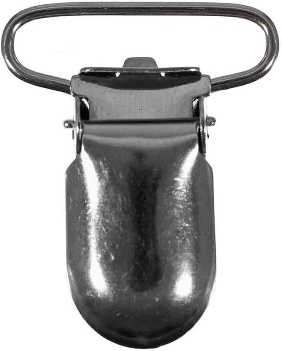 Jarretelklemmen Metaal - Klemmen Clips - Knutselen Ophangen - Met Nylon Tanden - 35mm 4 Stuks - Brons