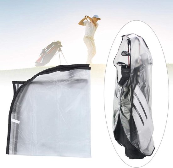 Dailygoody - Golftas Regenhoes - Waterdichte Bescherming - Lichtgewicht en Flexibel - Transparant - Ideaal voor Golftrolley - Geschikt voor Elke Golfe — afbeelding 3