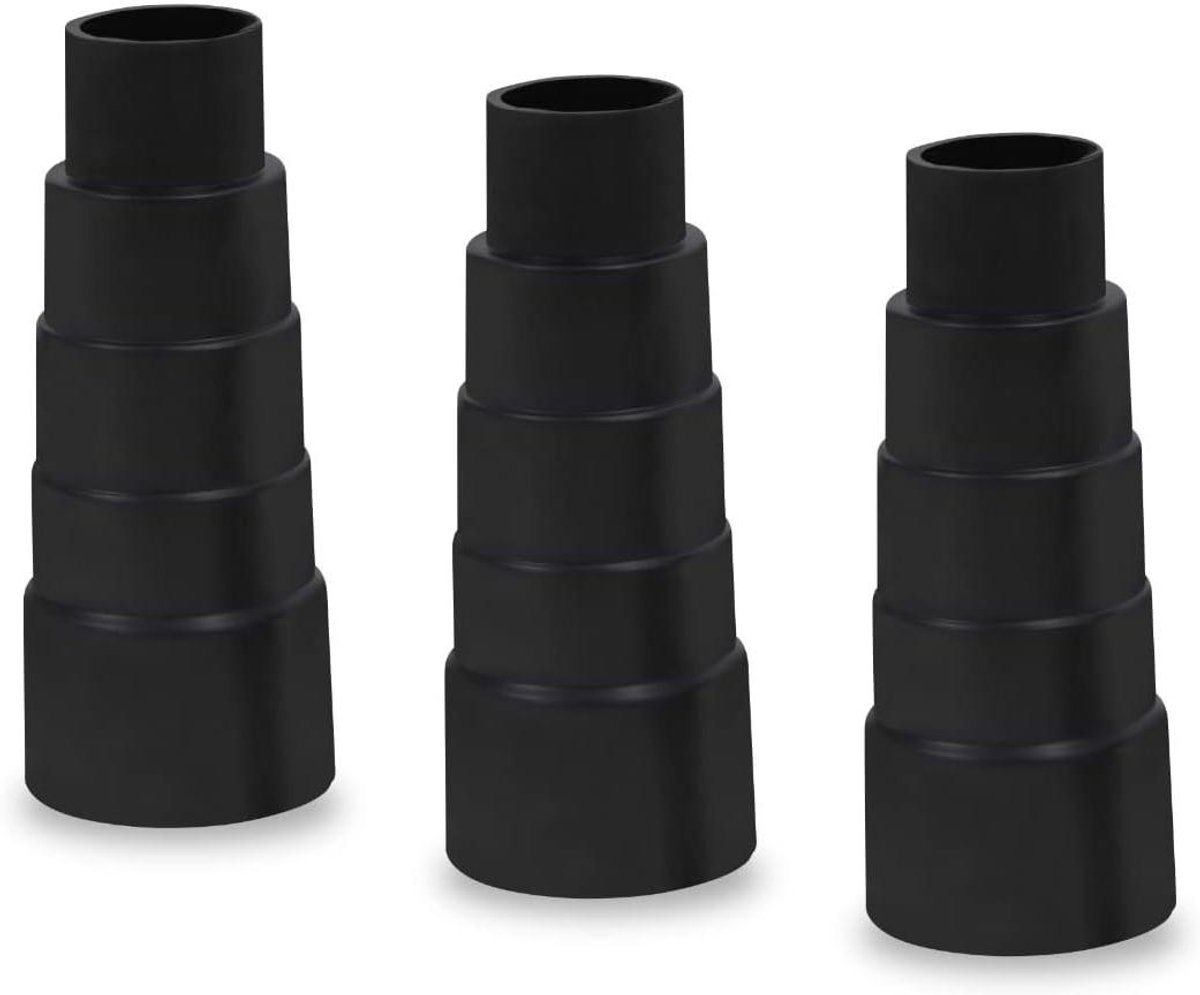 Stofzuiger Adapter - Universele Adapter - Stofafzuiging - Voor Poorten 26-40mm - 3 stuks - Grijs