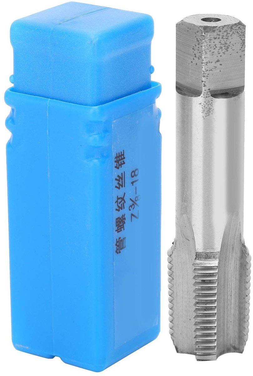 Allecto - 3/8-18 Tap G3/8 NPT Conische Draad Voor Waterleiding - Professionele Tap - Hoogwaardige HSS Tap - Geschikt voor waterleidingen - Precisie...