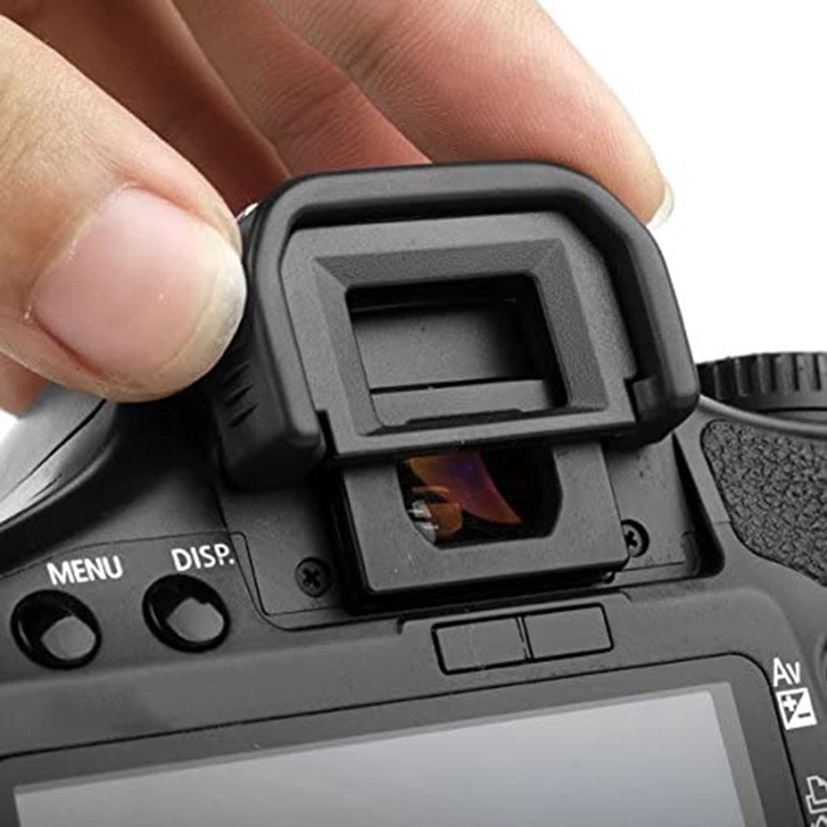 Golden crown - Camera Oogkap - Vervanging voor Canon - Hoogwaardige Zoekerbeschermer - 2 Stuks - Geschikt voor Digitale Camera's - Accessoire voor Canon... – foto 3
