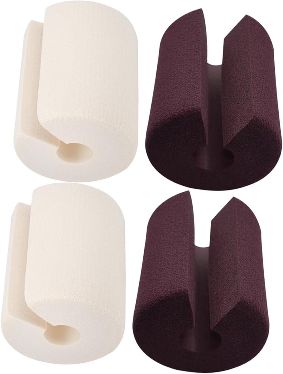 Deurstopper - Kindveilige Stopper - Vingerbescherming - Zacht Schuimmateriaal - 4 Stuks - Diverse Kleuren