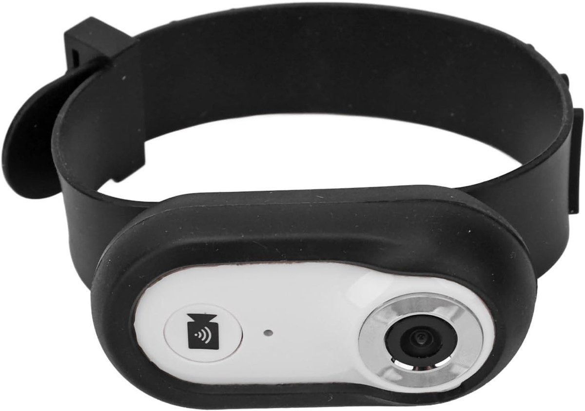 Huisdier Camera - Honden Camera - Avonturen Vastleggen - 120 Graden Groothoek - 8GB Geheugen - Wit