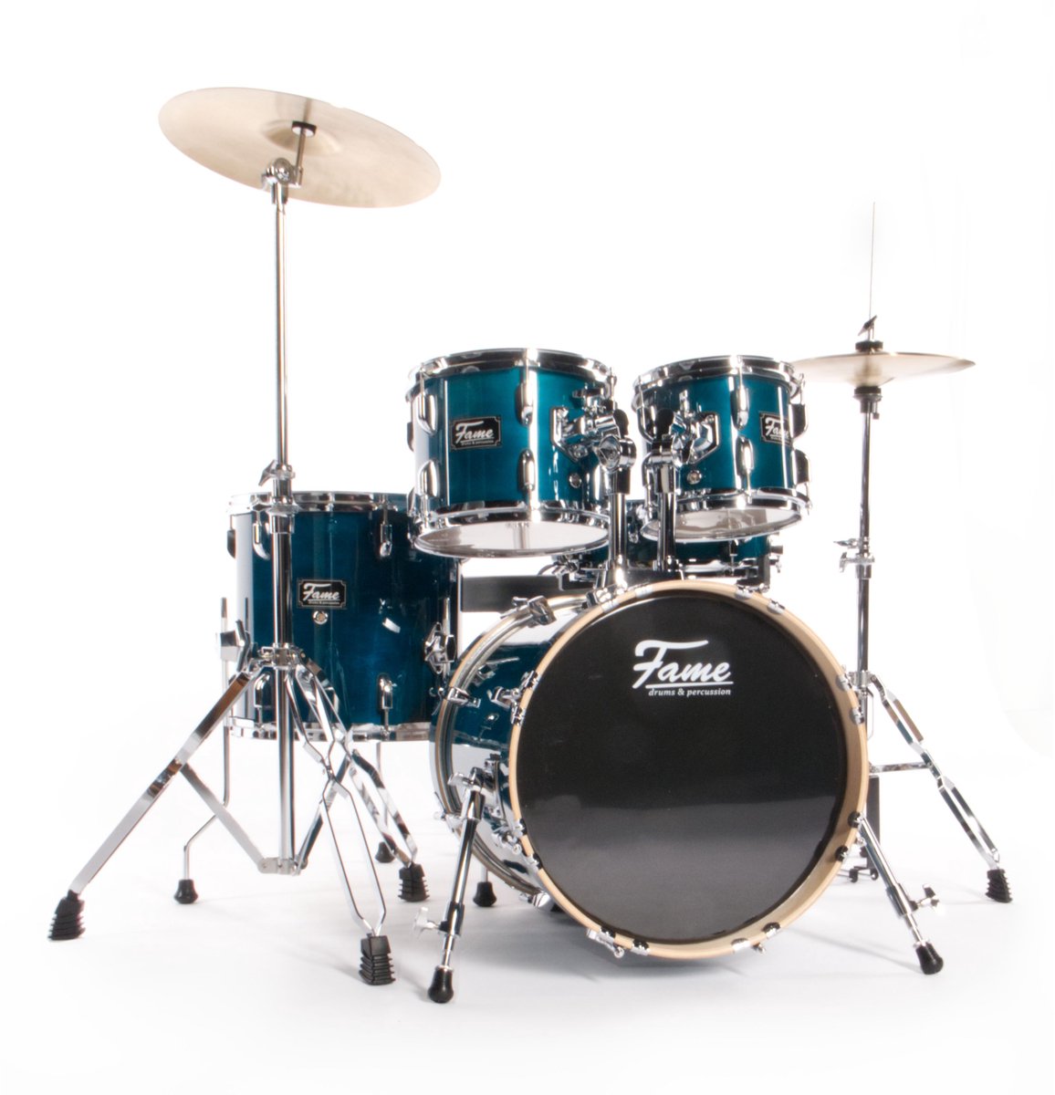 Fame Maple standaard Jungle Set, #Türkis - Drum set