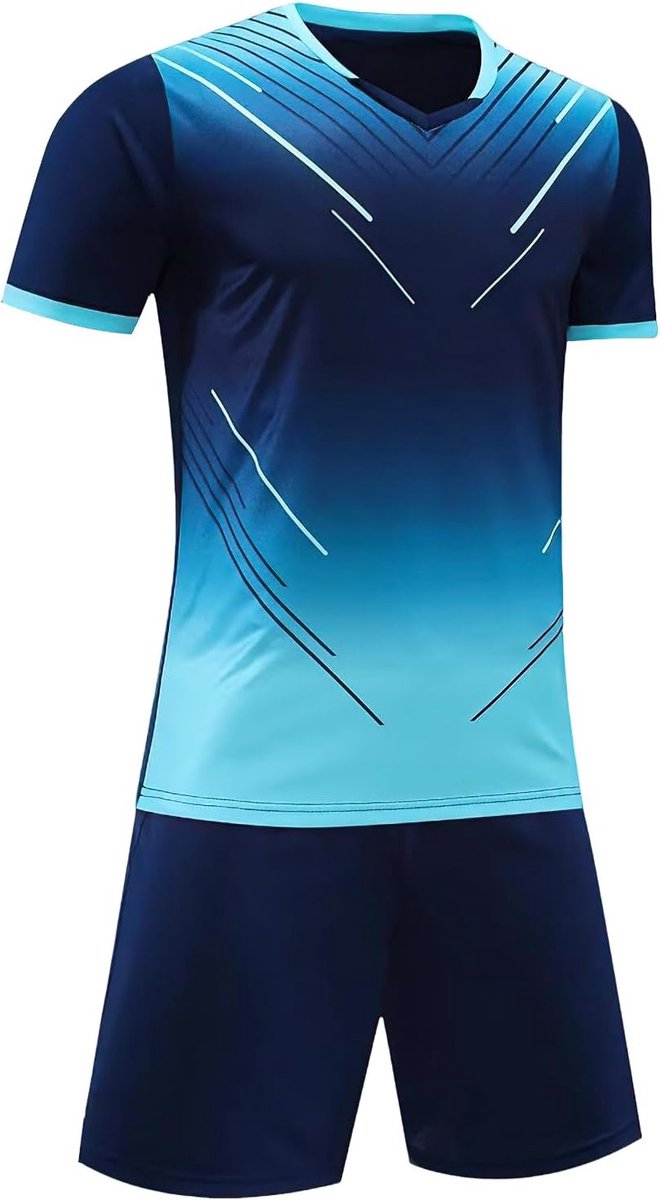 Jongens Sportoutfit Set met Sneldrogend T-shirt en Shorts voor Basketbal en Activiteiten 7-13 Jaar