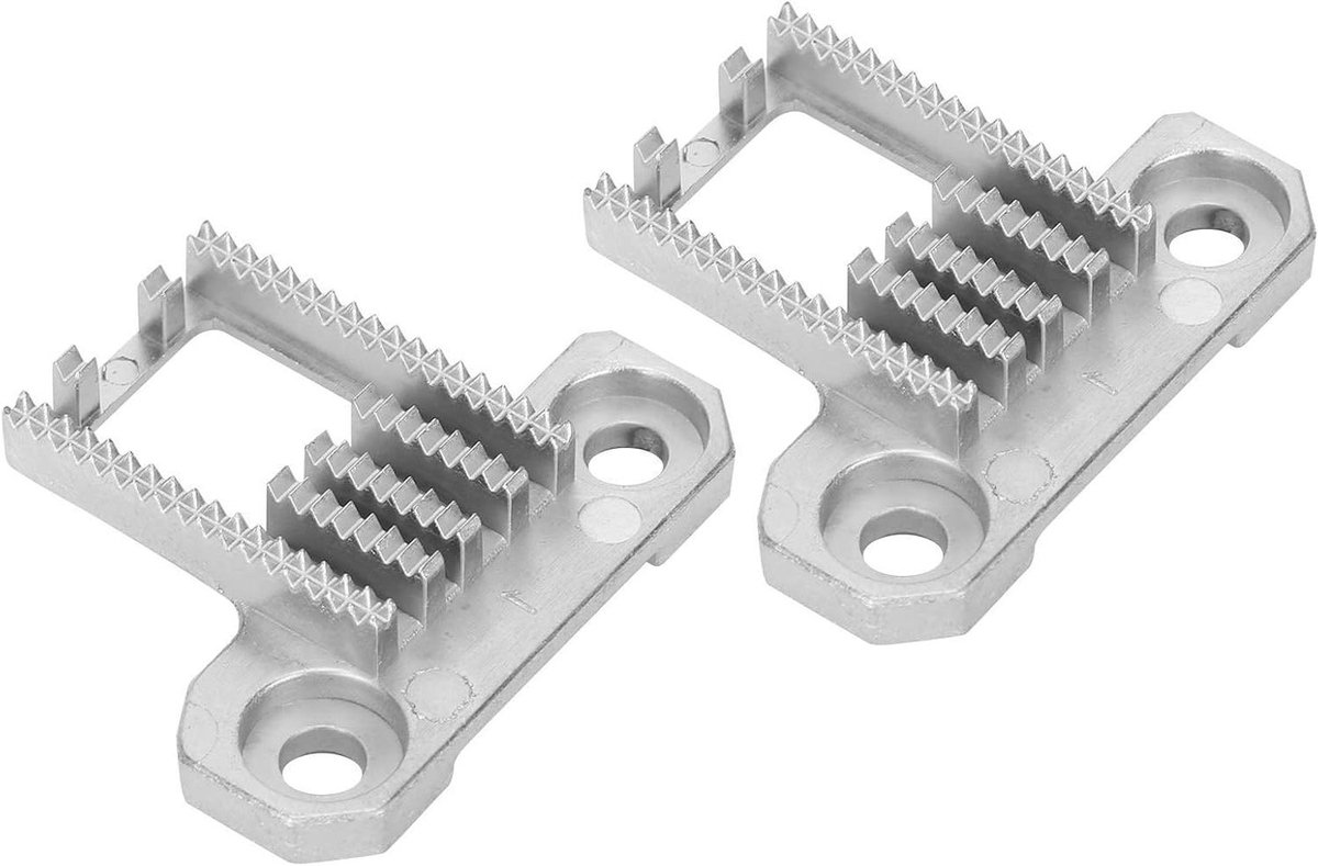 Naaimachine Transporteur - Voetjes Naaimachine - Stoffen Voeden - Fijne Tandjes - 2 Stuks - Standaard