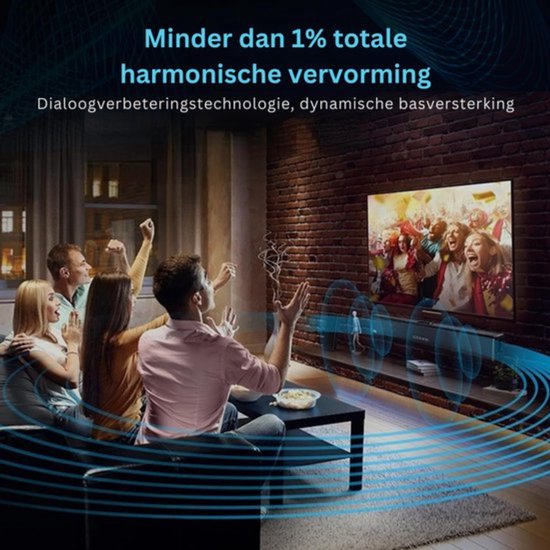 Thuys - Mini Soundbar - TV Soundbar - Bluetooth Soundbar van Merkloos — afbeelding 5