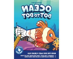 Ocean Tekenen Boek - Dot-to-Dot Kinderen - Leren Tellen - Zee Dieren Thema - 28 cm breed - Meerdere kleuren