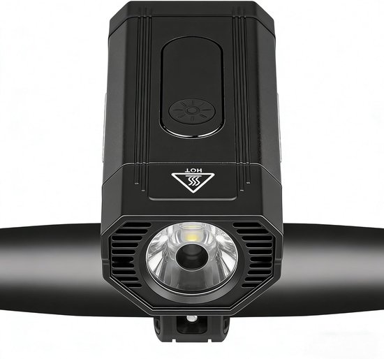 VHV - Fiets voorlamp - stuurverlichting voor fiets - 800 lumen - USB oplaadbaar - IPX6 waterdicht - 5 lichtstanden - voor nachtritten, stadsfiets, racefiets en mountainbike — afbeelding 3