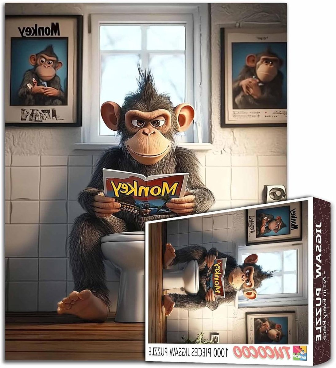 Legpuzzel 1000 stukjes - Puzzel Volwassenen - Ontspannen Thuis - HD Print Poster - 50x70 cm - Kleuren Puzzel