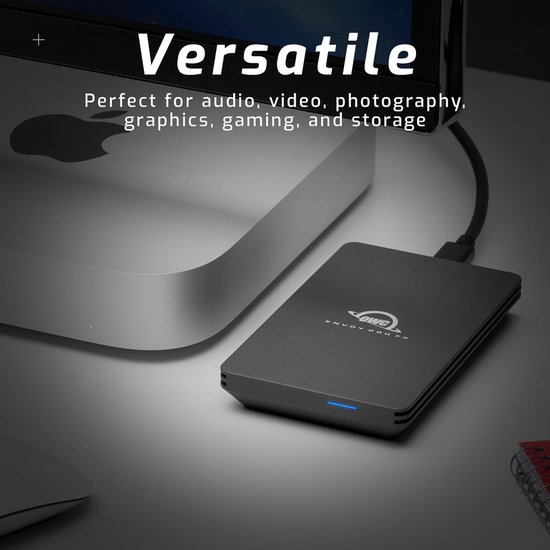 Draagbare SSD - Externe Harde Schijf - Snelle Data Transfer - NVMe M.2 Technologie - 480GB - Blauw — afbeelding 5