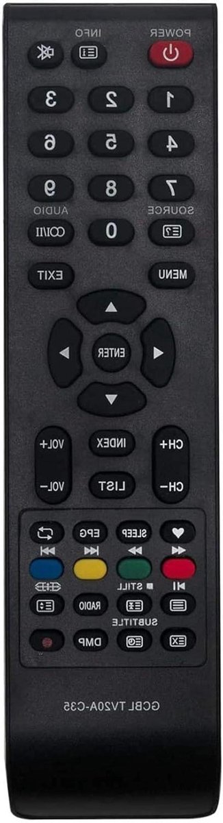 Afstandsbediening - Remote Control - TV Bediening - Geen Programmering Nodig - 10 Meter - Zwart
