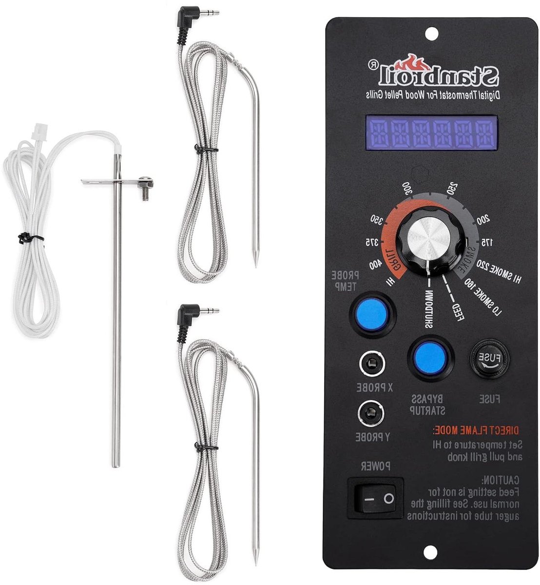 Digitale Thermostaat Kit - Temperatuurregelaar Pellet Grill - Precisie Grillen - LED Displ