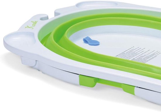 Opvouwbaar Babybadje - Ultracompact en Gemakkelijk Op Te Bergen - Geschikt Voor Baby's Van 0 Tot 5 Jaar - Groene Kleur — afbeelding 5