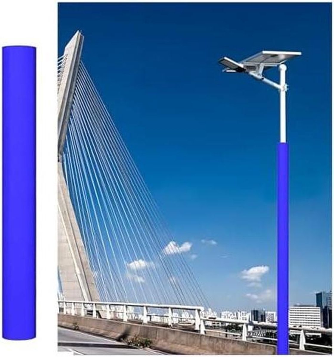 Paal Beschermhoes - Paal Beschermer - Veiligheid Verhoging - Schokabsorberend - 180 cm Hoog - Zwart