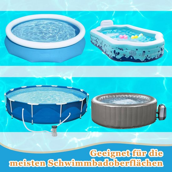 Zwembad reparatieset - Onderwater reparatie - Lekkages dichten - Eenvoudig in gebruik - 1 stuk - Transparant — afbeelding 4
