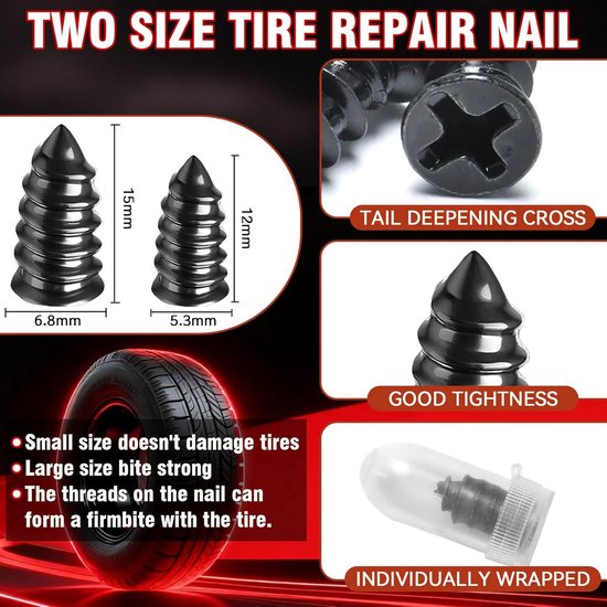 Bandenreparatie Lijm - Rubberen Cement - Noodreparatie Onderweg - Sterke Hechting - 20 ml - Zwart van Merkloos — afbeelding 3