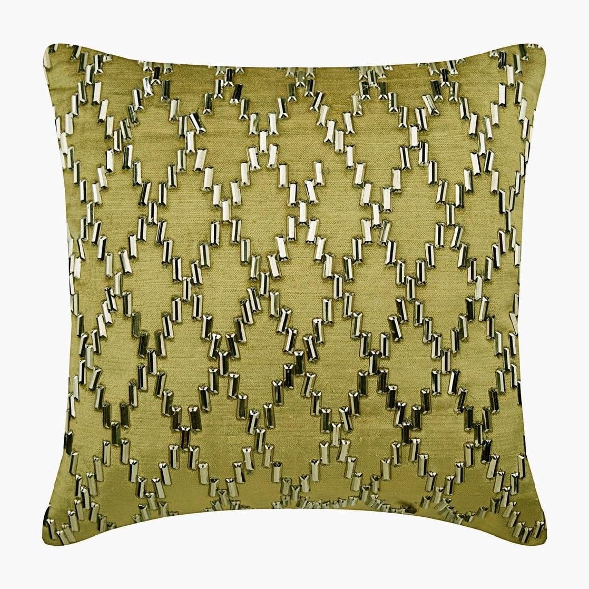 Decoratieve Kussenhoezen - Fluwelen Kussenslopen - Woonkamer Aankleden - 100% Handgemaakt - 65x65 cm - Salie Groen