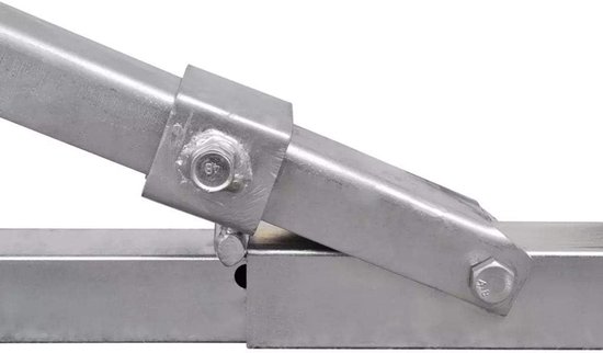 Ondersteuningssteun boot - Kielrol steun - Boottrailer stabiliseren - Verstelbare breedte - 80-124 cm breed - Zilverkleurig — afbeelding 5