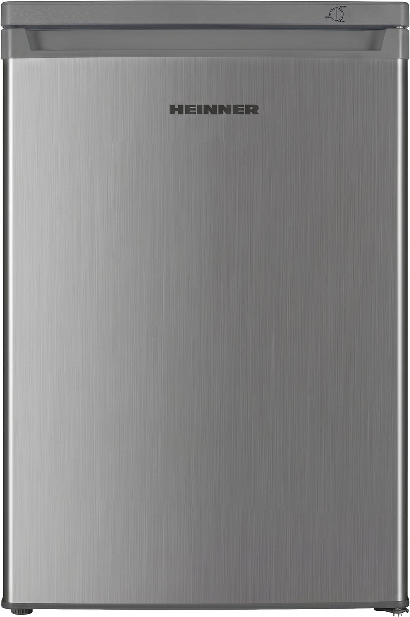 Heinner HFF-HM91SE++ Tafelmodel Vrieskast – 91 L – Instelbare Mechanische Thermostaat – Omkeerbare Deur – Zilver – 5 Jaar Garantie