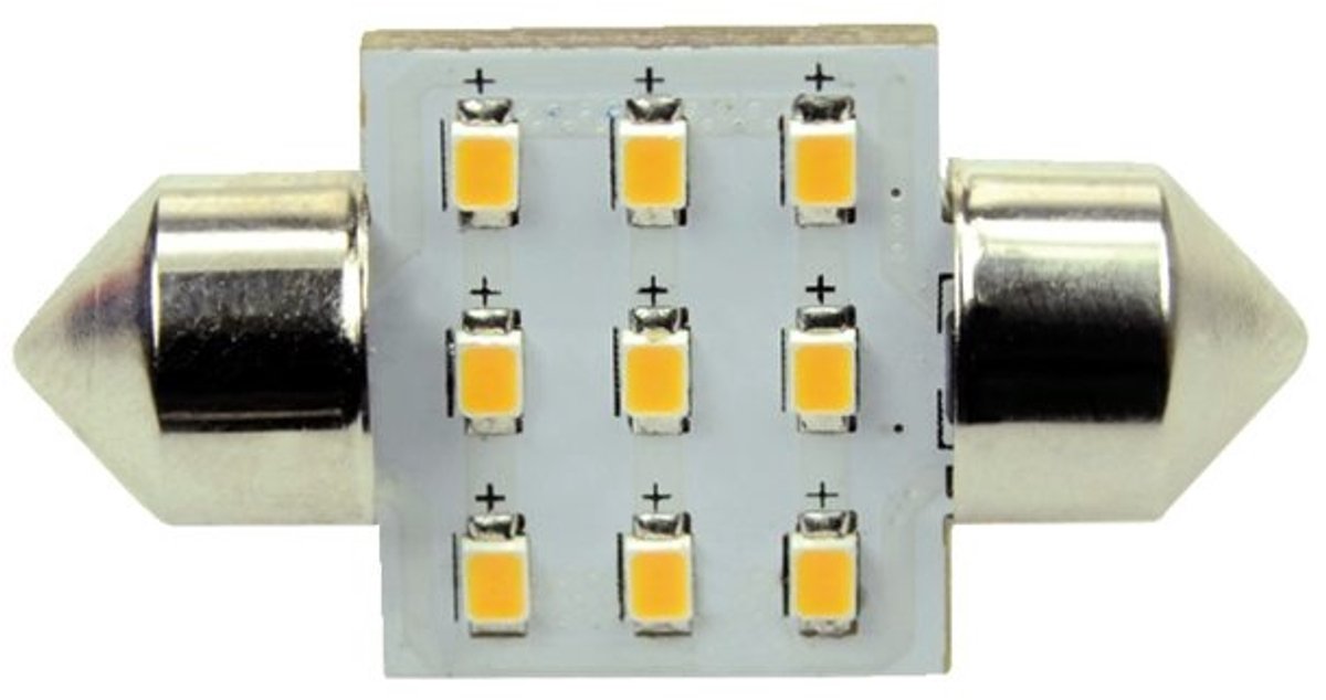 S-Led 9 Festoon 10-30V 31Mm 2700K