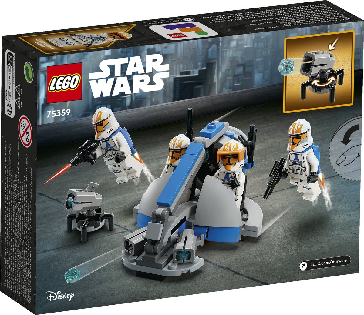 LEGO Star Wars 332nd Ahsoka's Clone Trooper Battle Pack - 75359 — afbeelding 14
