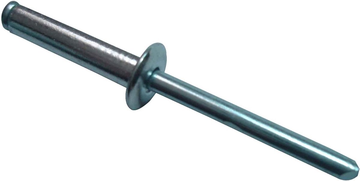 Blind Klinknagels - Metaal Verbindingen - Dun Materiaal Bevestigen - Alloy Constructie - 4 x 13 mm - Wit