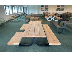 Rockwood® Picknicktafel Cross Over Easy Sit Longbench 2.00m