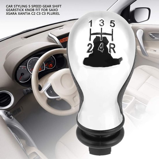 Schakelpookknop 5 Versnellingen - Schakelhendel Handmatig - Auto Rijcomfort - Ergonomisch Design - 108 cm Hoogte - Zwart van Merkloos — afbeelding 2