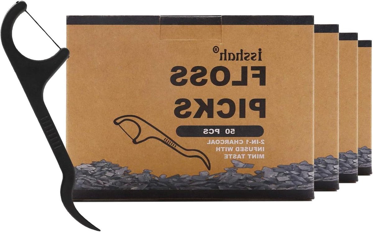 Tandzijde Picks - Natuurlijk Flossers - Mondhygiëne Verbeteren - BPA-vrij Veganistisch - 200 Stuks - Natuurlijk