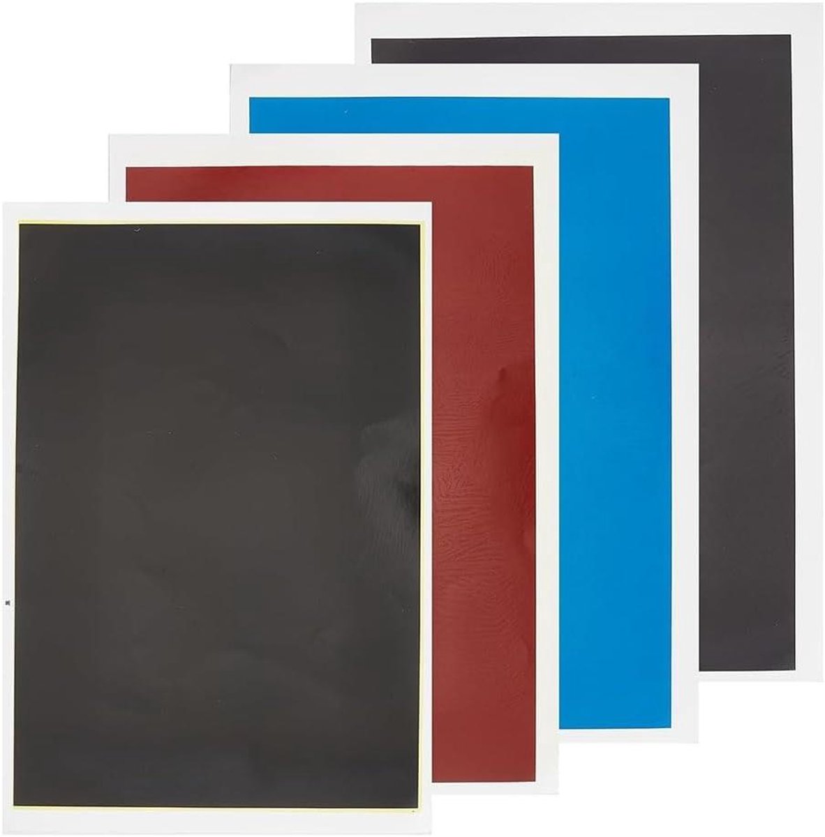 Graveerpapier 4 Vellen - Markeerpapier Laser - DIY Projecten - Krasbestendig Materiaal - 39 x 27 cm - Kleurrijk