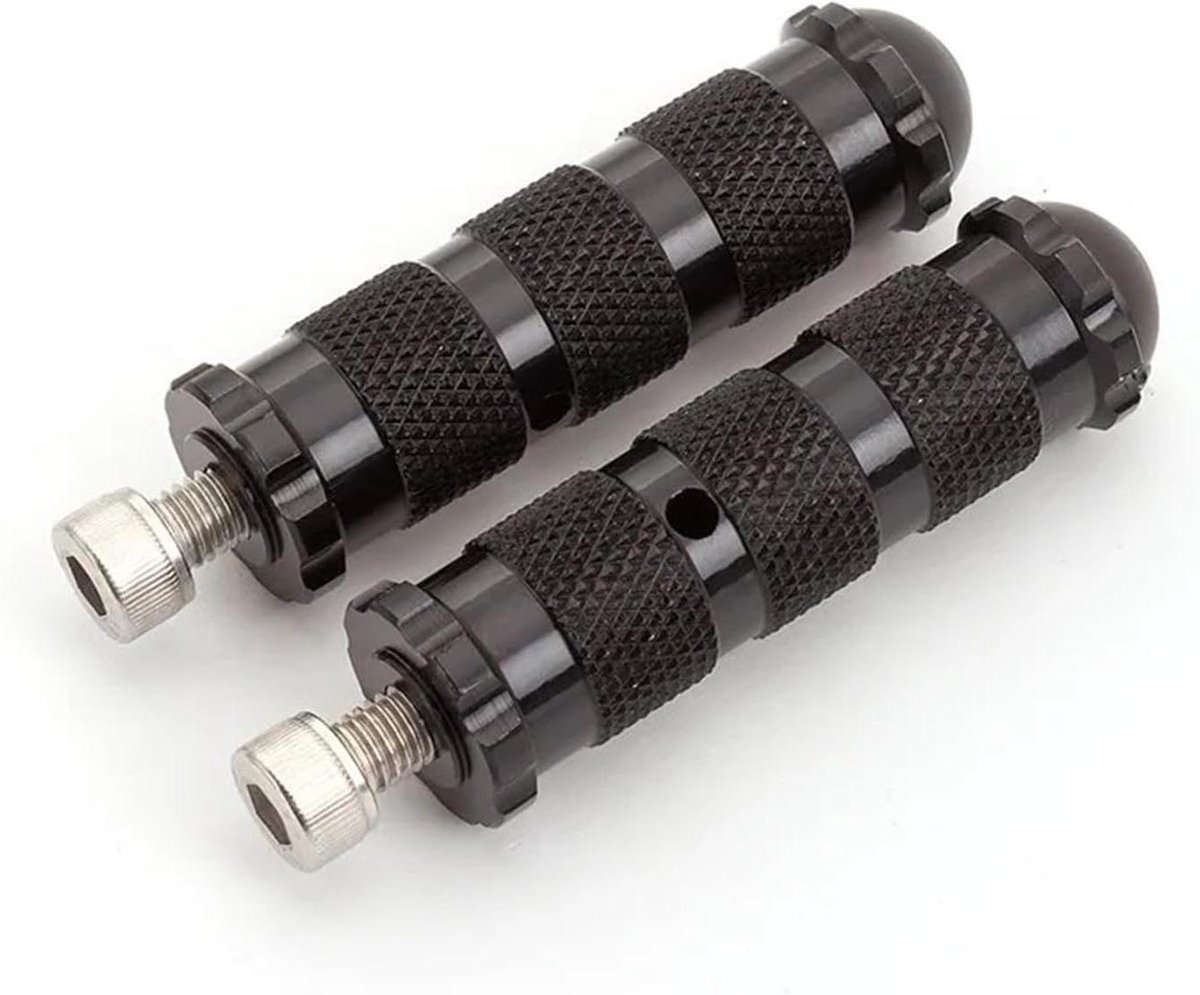 Voetsteunen Motorfiets - Universele Pedalen - Verbeter Rijcontrole - CNC Aluminium - 8MM Gat - Zwart