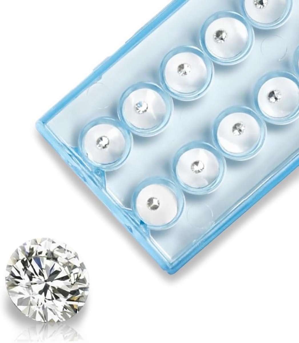 Tanden Glitter Set - Tandjuwelen Kristallen - Glimlach Versieren - Eenvoudig Aan te Brengen - 10 Kristallen - Kleurrijk