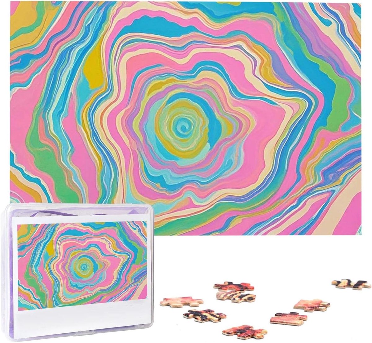 Legpuzzel - Fotopuzzel - Ontspanning thuis - Duurzaam karton - 1000 stukjes - Kleurrijk