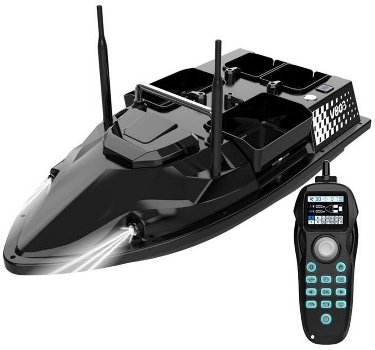 Flytec - V803-GPS 5200mah - Bateau amorceur
