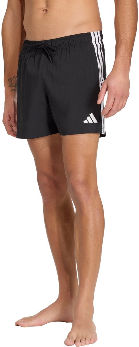 Adidas Sportswear 3-Stripes Zwemshort Heren Zwart