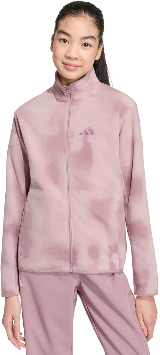 Adidas Terrex Terrex Kids Multi Climawarm Fleece Ritsjack Kinderen Paars