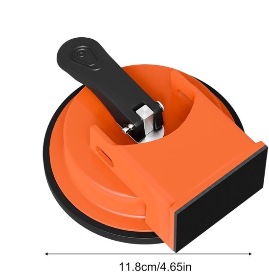 Reparatieset vloervoegen - Vloer reparatie - Voegen gladmaken - Vacuümzuighandgreep - 118 cm diameter - Zwart van Merkloos — afbeelding 2