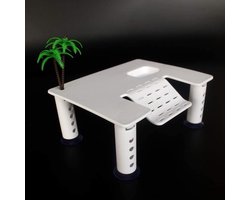 Reptiel Platform Schildpad Koesteren Aquarium Aquarium Klim Ladder Eiland Drijvend Platform Schildpad Platform Klimmen Ladder Ramp Aquarium Tank Terrarium Ornament met Zuignap