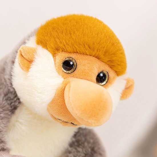 Zacht aap pluche - Knuffel dier - Kinderkamer decoratie - Realistische details - 27 cm - Bruin — afbeelding 3