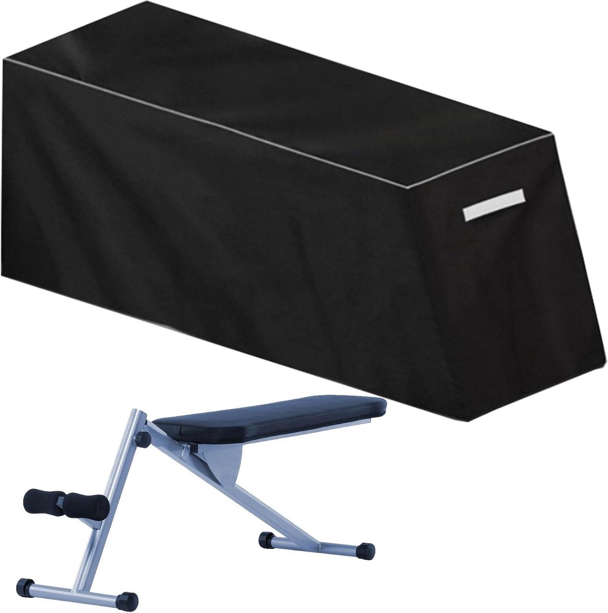 Bankafdekking - Beschermhoes Bank - Fitness Bescherming - Ademende Stof - 140 cm - Zwart