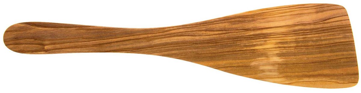 Rizes Wood - Pure Olive Wood - olijfhouten Spatel - Olijfhout - Breed - Spatel (32 cm) - Duurzaam!