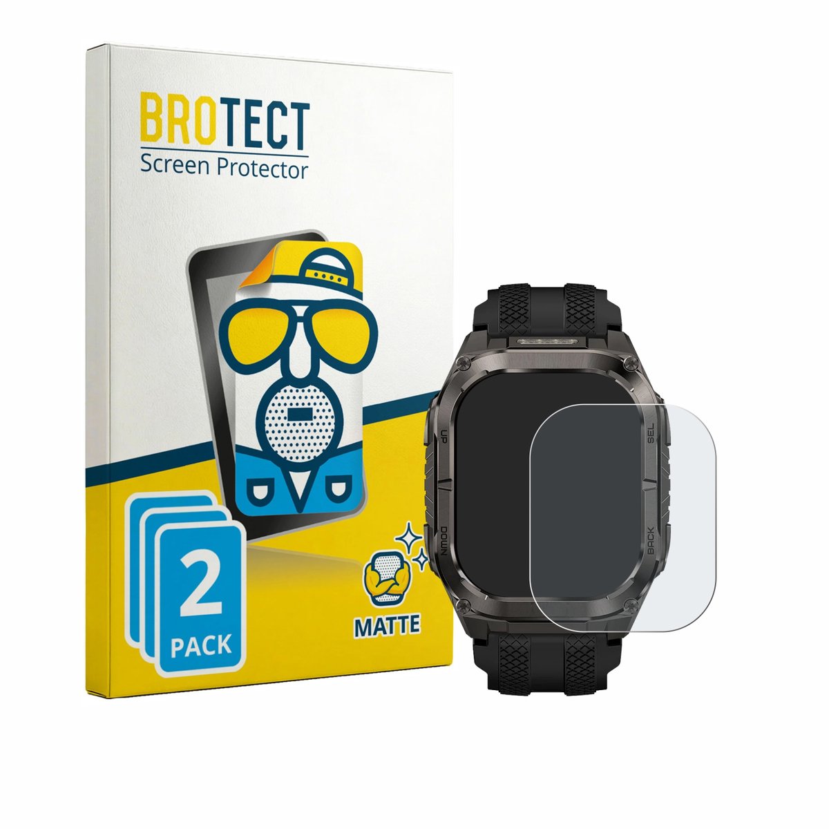 BROTECT - Screenprotector voor Kospet Tank M4C - Folie Beschermfolie matte 2 Stuks