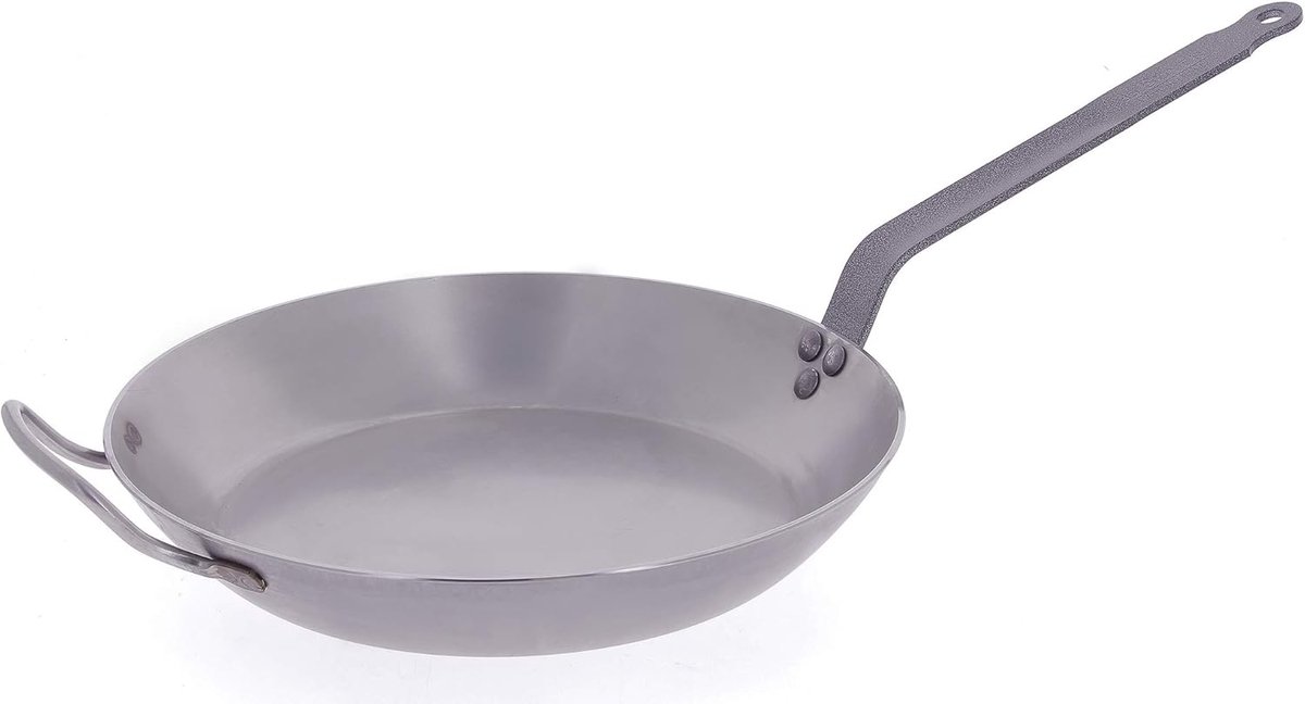 Koekenpan - Koekenpan - Koken - Gladde uitglijding - 20 cm - Zilver