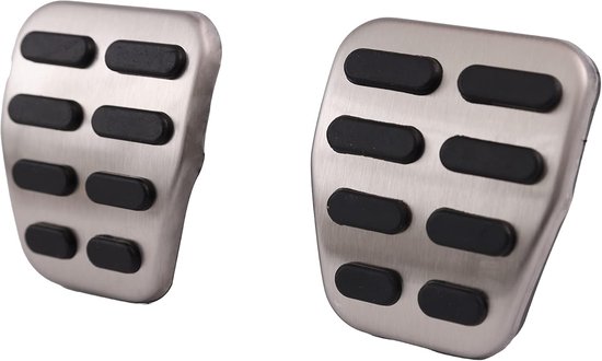Auto Pedaal Covers - Set Pedaalplaten - Verbeterde Grip - Antislip Ontwerp - 4 Stuks - Zilver — afbeelding 5