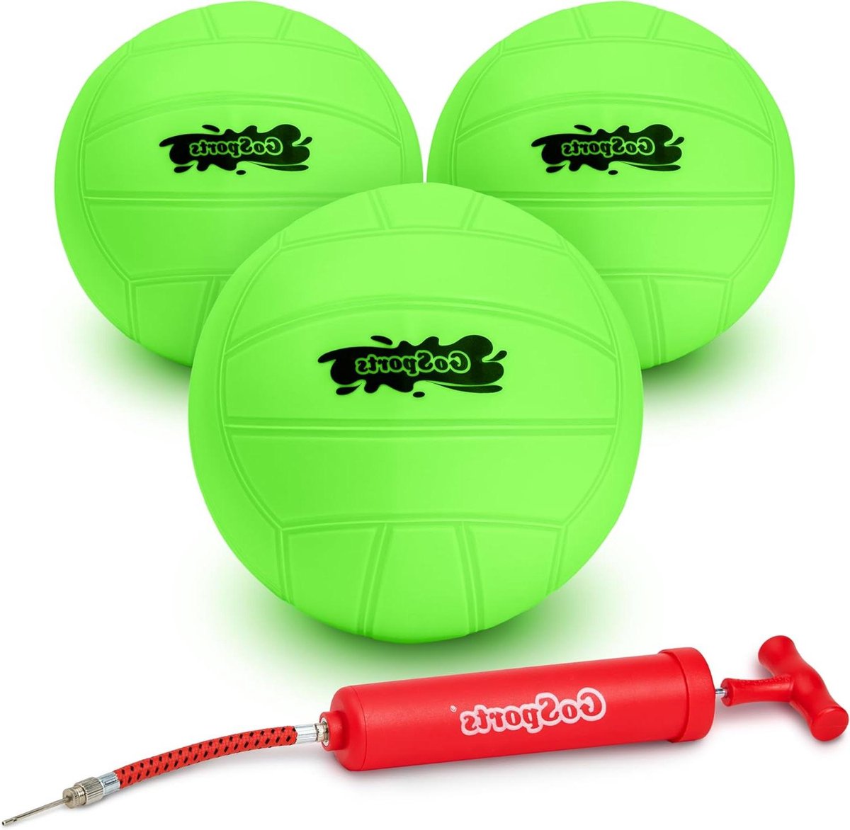 Water Volleybal Set - Zwemband Bal - Zomerse Spellen - Duurzaam Materiaal - 3 Stuks - Meerdere Kleuren