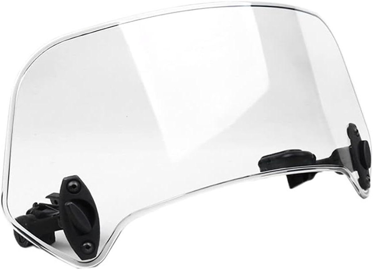 Motorfiets Windscherm - Spoiler Deflector - Comfortabel Rijden - Verstelbaar Bereik - 28.5x12x21cm - Transparant