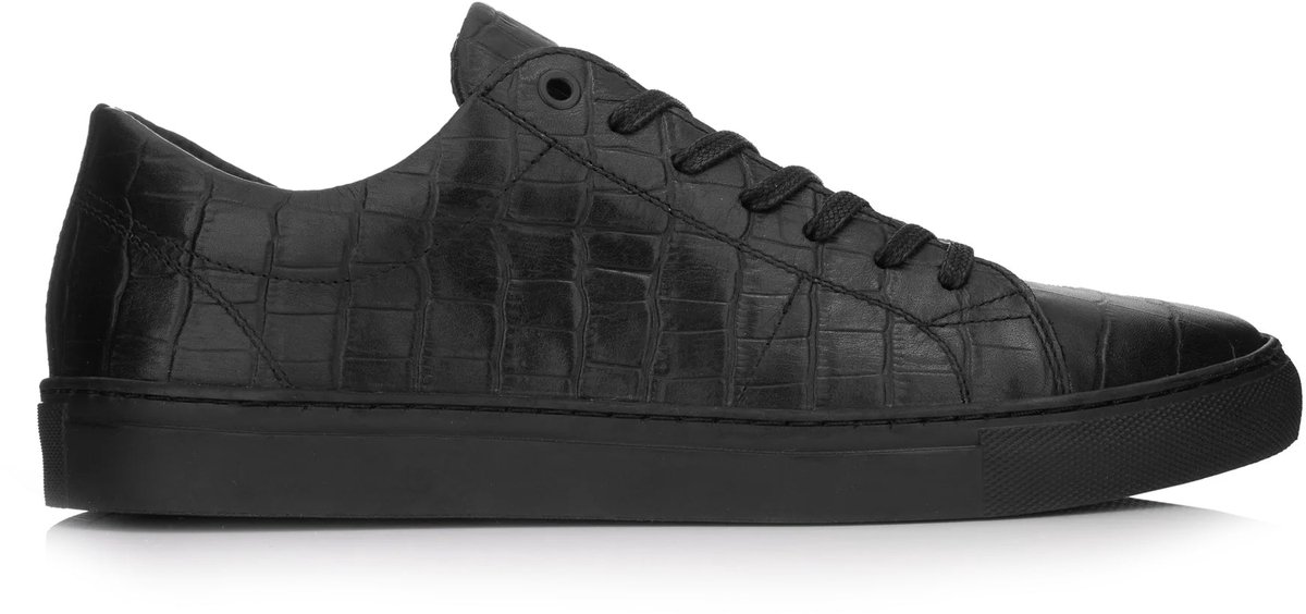 Velo sneaker coda zwart embossed leer